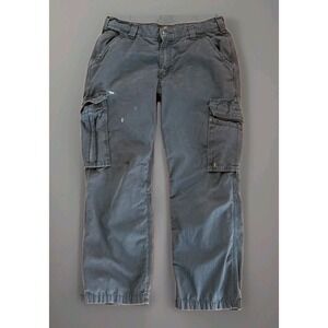 Carhartt Force Relaxed Fit Ripstop Cargo Pants Mens 34x30 (~34x29) Gray 101148